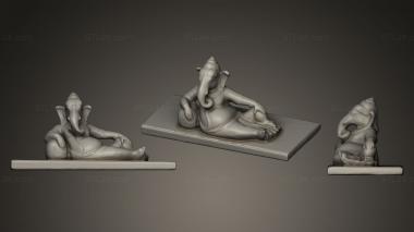 Indian sculptures Ganesh Shanti 3d model